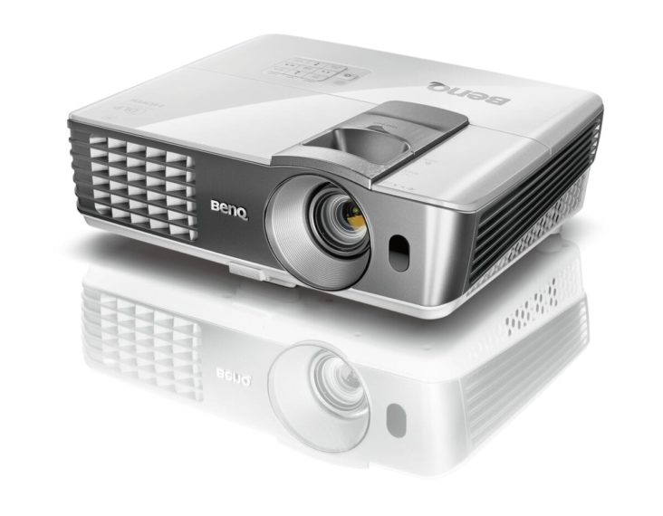 "Beauty shot" view of the BenQ W1070 home entertainment projector