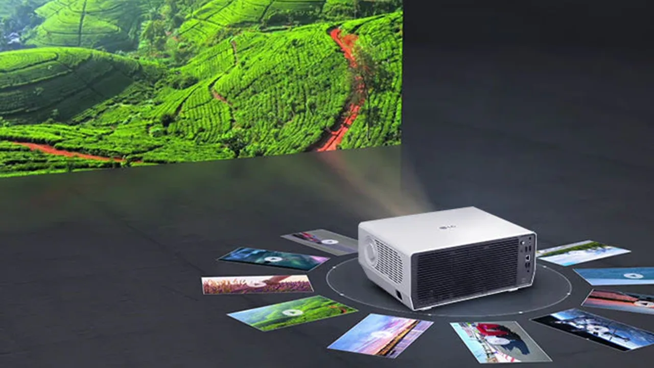 Lg Bf50Rg Laser Projector In Use - Projector Reviews - Image