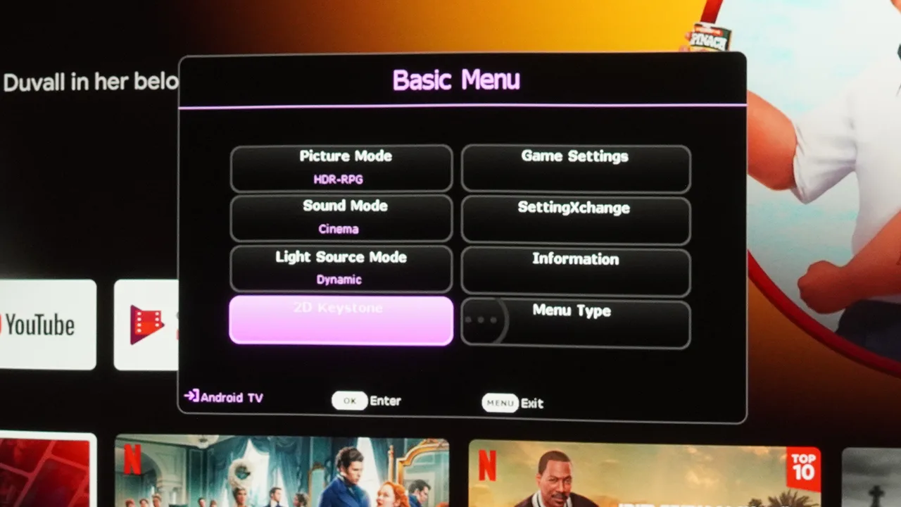 BenQ X500i Menus - Projector Reviews - Image