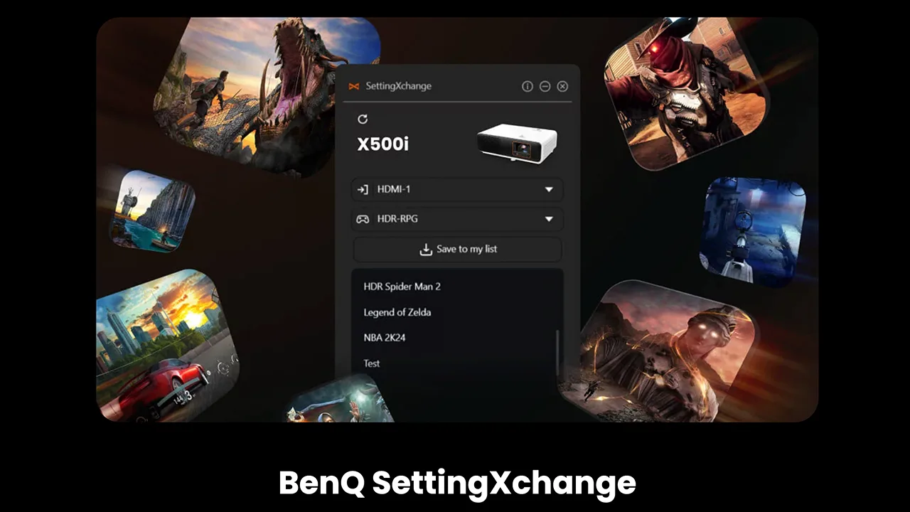 BenQ X500i SettingXchange - Projector Reviews - Image