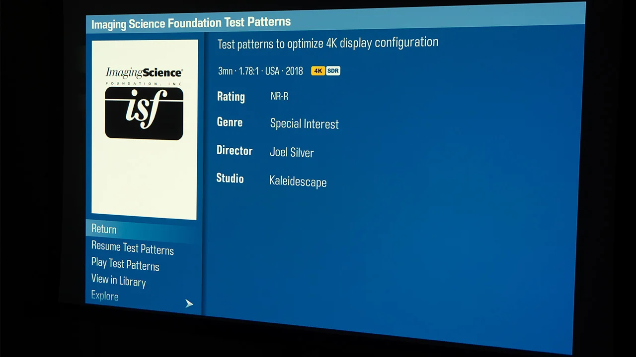 Kaleidescape-Strato-V-Test-ISF-Pattern-1- Projector Reviews - Images