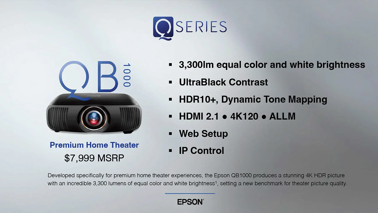 Epson-QB1000-Specs-Table - Projector Reviews Images