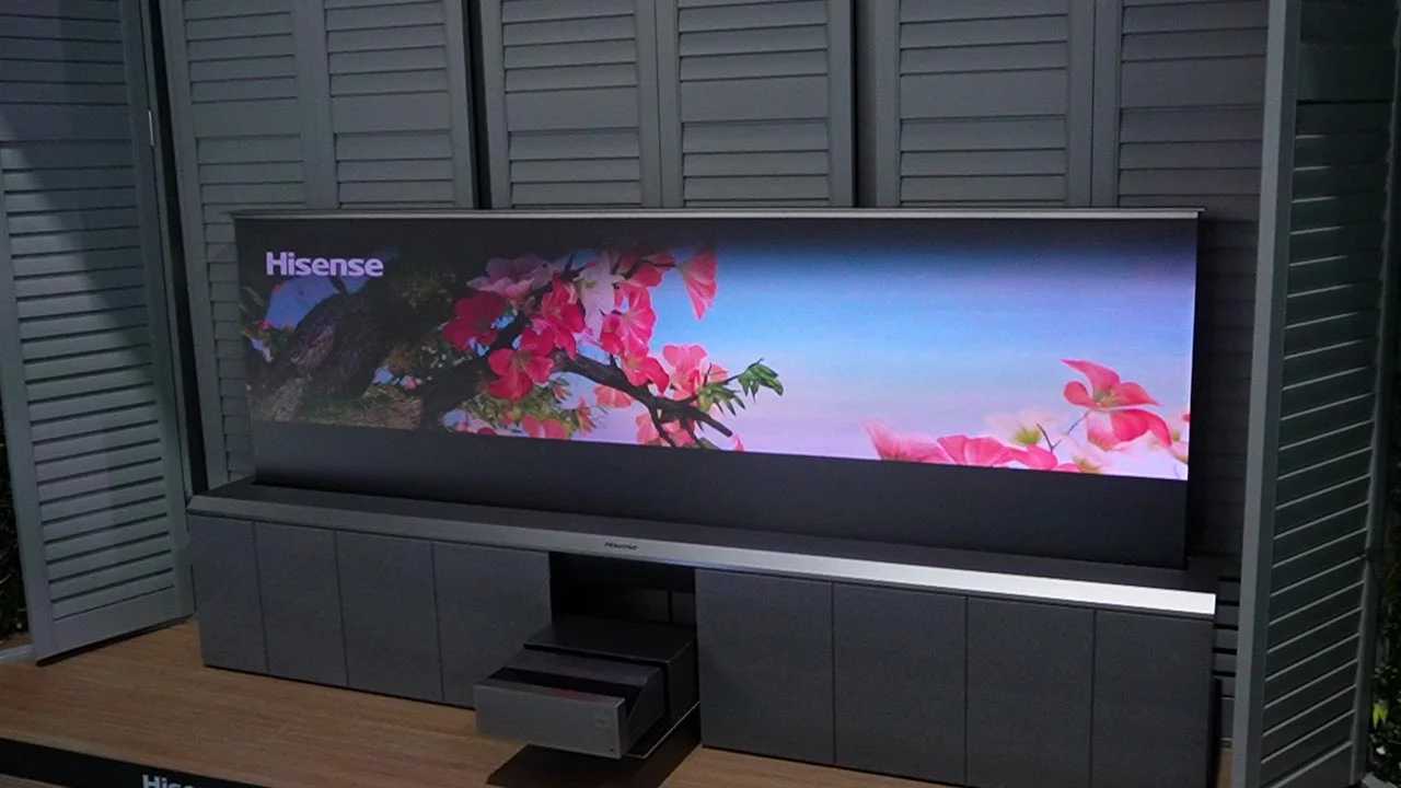 Hisense Rollable Laser TV - Projector Reviews - Images