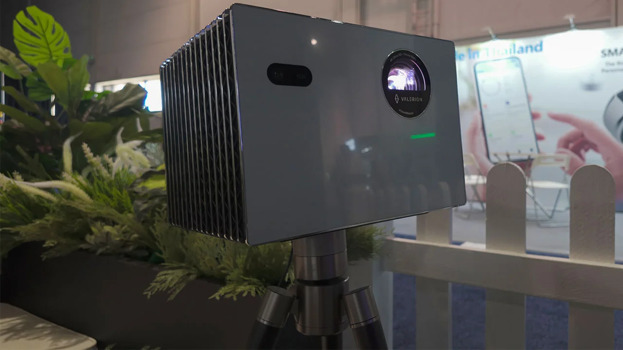 Valerion Outdoor Booth at CES2025 - Projector Reviews - Images