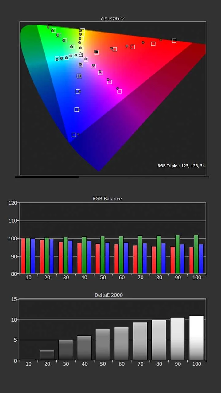 Valerion VisionMaster Pro2 Calibration Results - Projector Reviews - Images