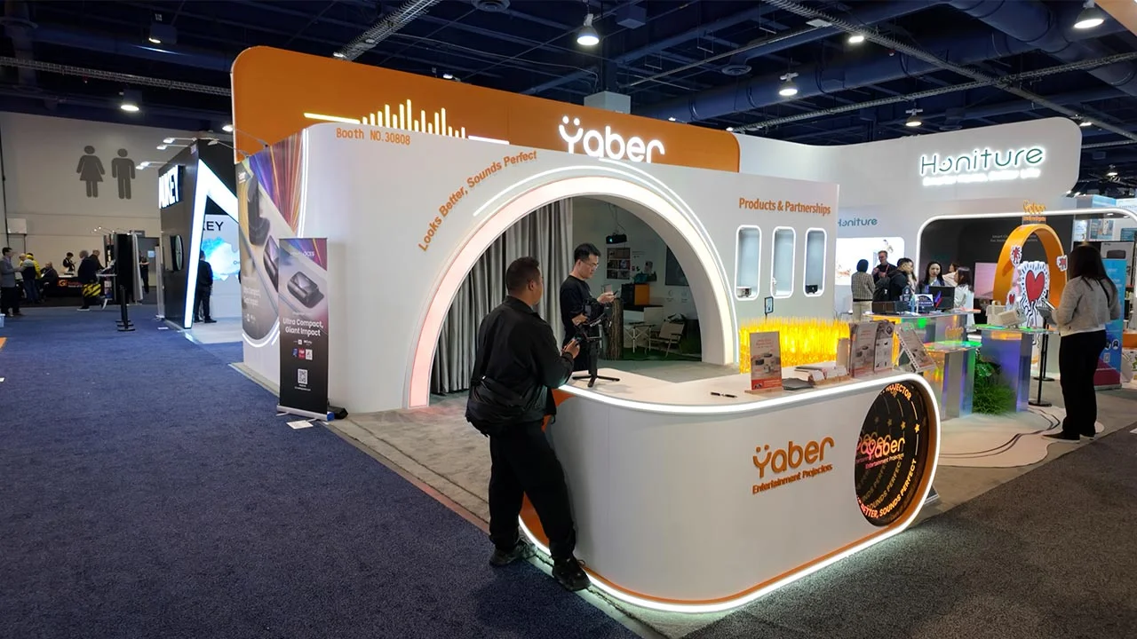 Yaber Booth at CES 2025 - Projector Reviews Images