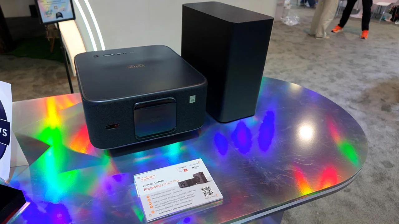 Yaber K3Pro Projector at CES 2025 - Projector Reviews Images